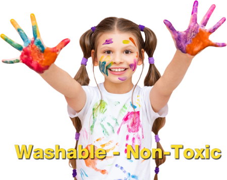 Washable • Non-Toxic